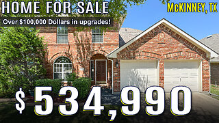 5532 Crystal Ct, McKinney, TX 75072. Video tour Of an Elegant 2-Story Home for Sale in McKinney, TX