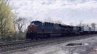 CSX East Bound From DeWitt "UPS" Train, CSX GE ES44AH 3139 Leads