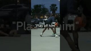 "Play OFF HIM" ... Craftiest Guard In Park Basketball😮