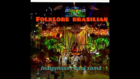 Indigenous ritual,brasilian dance