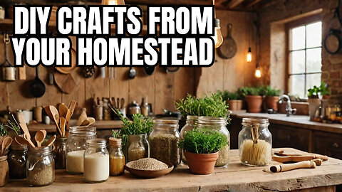 Crafting Homemade Items from Your Homestead