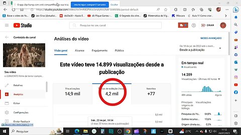 Mais um canal bateu a meta de 4 mil horas usando nossa estratégia