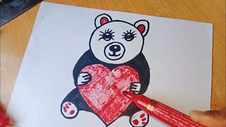 How to Draw a Cute Teddy Bear - Teddy Bear Drawing