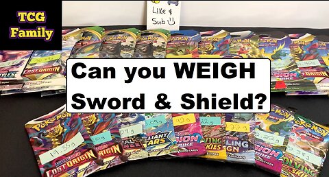 FINAL Test: Can you WEIGH Sword & Shield packs? The answer might shock you! Pokémon TCG