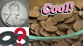 COIN MAGNET HUNTING FOR VINTAGE STEEL WHEAT PENNY COLLECTION