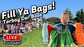 Torbay Car Boot Sale | I Filled My Bags On The First Aisle! | eBay Reseller