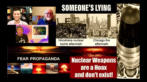 Dustin Nemos Flat Earth Dave Victor Hugo Russia USA Nuclear War Psyop Use Fear To Control Population