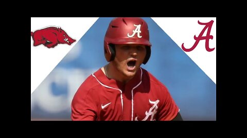 #7 Arkansas vs Alabama Highlights | 2022 College Baseball Highlights