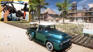 FORD F-100 FORZA HORIZON 5 GAMEPLAY Steering Wheel + Shifter G29