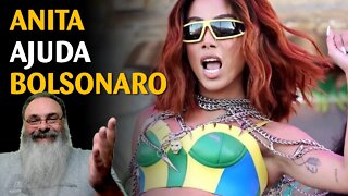 Anitta usa verde e amarelo porque é a cor do Brasil: mais um problema para lula