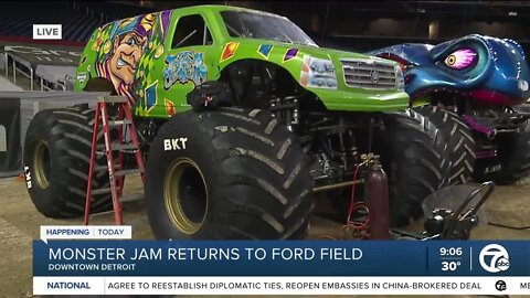 Monster Jam Returns to Ford Field