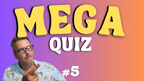 MEGA QUIZ ◾ No.5 ◾ 100 Questions ◾ General Knowledge ◾ Best Ultimate Trivia Quiz Game