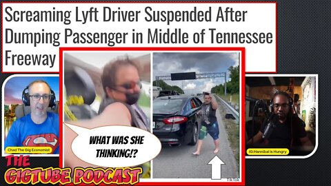 Enraged Lyft driver kicks out rider on Tennessee highway!