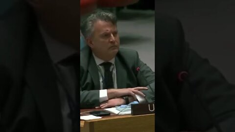 Ukraine's U.N. Ambassador Tells Russian Counterpart War Criminals “Go Straight to Hell'