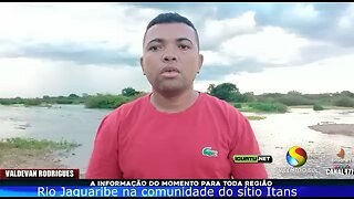 Rio Jaguaribe águas para açude Orós Ceará