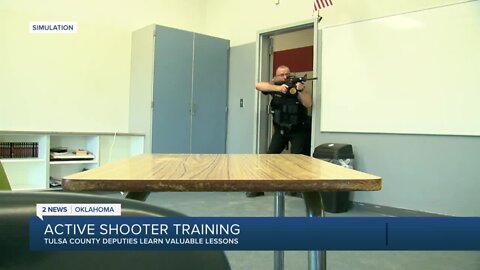 Tulsa County deputies learn valuable lessons during active shooter training