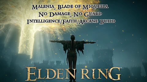 Elden Ring - Malenia Boss Fight [NG+1, No Damage, No Blocking, INT/FTH/ARC Build]