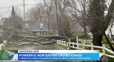 Nor,Easter causes chaos for commuters.
