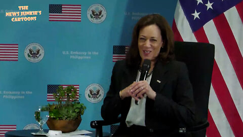 VP Kamala trying so hard to be liked: "I call myself a joyful warrior... right?.. you do what you gotta do..."