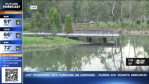 Sean Daly speaks with Kim Elmhorst President of Friends of Bonnet Springs Park ahead of its grand opening