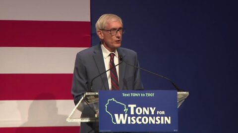 'Boring wins': Tony Evers delivers victory speech in Wisconsin governor's race after Tim Michels concedes
