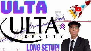 ULTA Beauty $ULTA - Long Setup. Wait Until Price Gets Up Above 200 MA Hourly. *Not Financial Advice*
