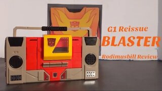 Transformers G1 Reissue Autobot BLASTER Review by Rodimusbill *WALMART EXCLUSIVE*