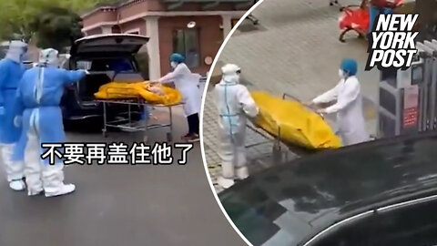 Shocking video shows man mistaken for dead taken to Shanghai morgue