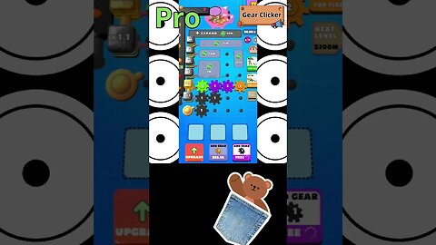 🤣NOOB vs PRO💦 vs HACKER✅ - Gear Clicker | @PocketBear470