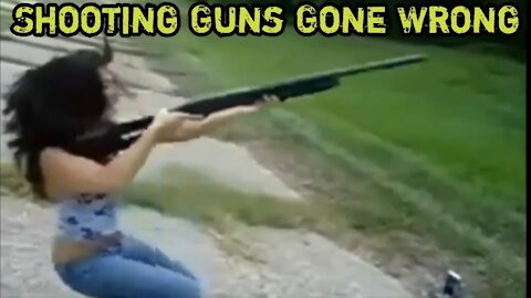 First Time Shooting A Gun Gone Wrong | Idiots With Guns
