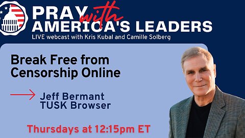 Freedom of Speech online! Pray with America's Leaders Webcast