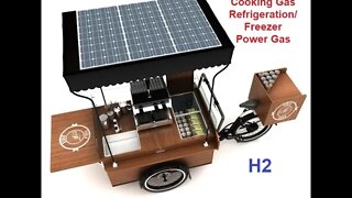 Solar Hydrogen Food Trucks Cook Refrigeration Freezer Power Gas Electricity