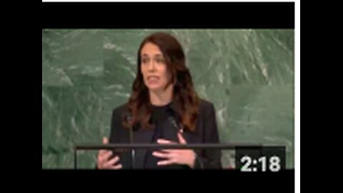 Former NZ PM Ardern Urges United Nations To 'Crack Down On Free Speech As A Weapon Of War'