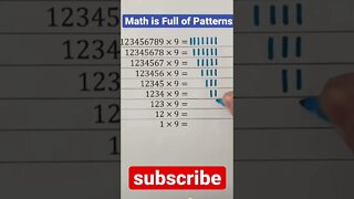 math multiplication pattern trick