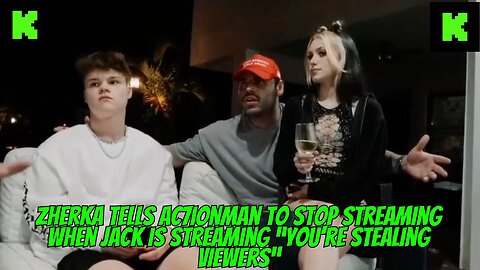 ZHEKRA TELLS AC7IONMAN TO STOP STREAMING,STEALING JACKS VIEWERS #kickstreaming #jackdoherty