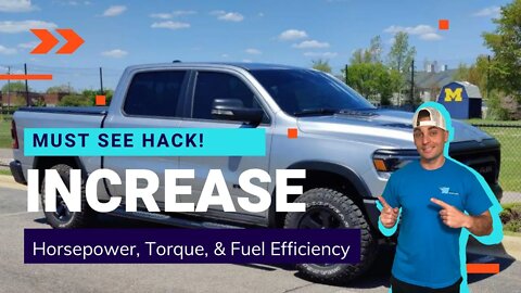 MUST SEE HACK! Increase your Horsepower, Torque, and Fuel Efficiency!