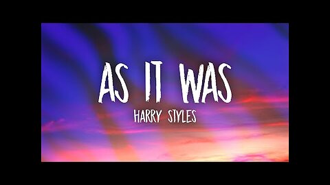 Harry Styles - As It Was (Lyrics) (Music Video) | @Mixtape