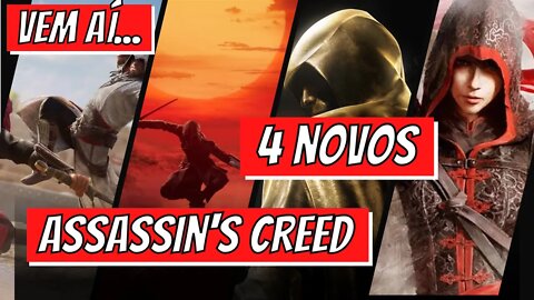 Ubisoft revela 4 novos jogos para Assassin's Creed