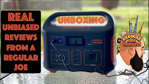 Unboxing of Jackery Explorer 500 + Charge Time - Mobile Power Station - Off Grid Camping - Vanlife