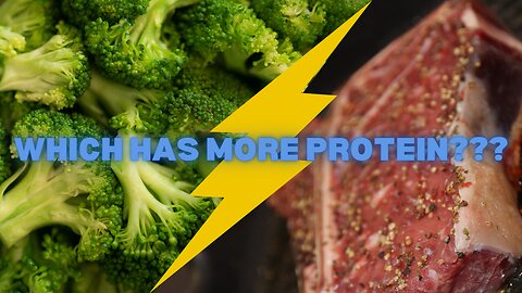 🥦Broccoli contains more protein than steak!🥩