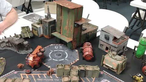 Starport Toilet Scramble! - One Page Rules: Firefight Battle Report