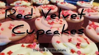 My Devilishly Delicious Red Velvet Cupcakes. ❤️