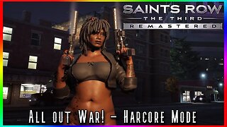 I'M FIGHTING FOR MY LIFE ON HARDCORE MODE - Saints Row 3 Hardcore Mode