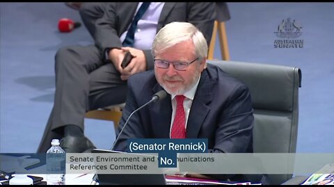 Senator Rennick Questions Kevin Rudd at Media Diversity Inquiry
