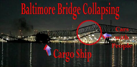 Black Swan ?? Cargo Ship Brings Down Bridge at Major U.S. Shipping Port!