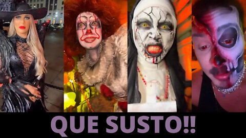 Halloween Assustou Carlinhos Maia e Deolane com Monstros Impressionantes em São Paulo