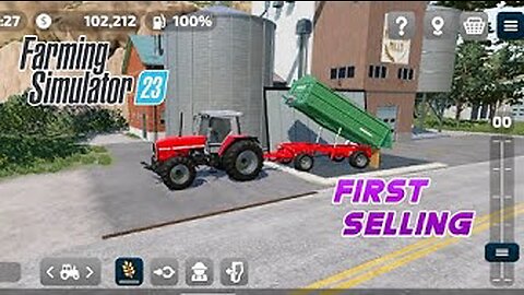 Farming Simulator 23 First Crop Selling | Fs 23 First Look Gameplay