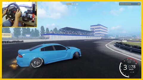 DRIFT Dodge Charger SRT Hellcat - CarX Drift Racing Online G29 com Freio de Mão