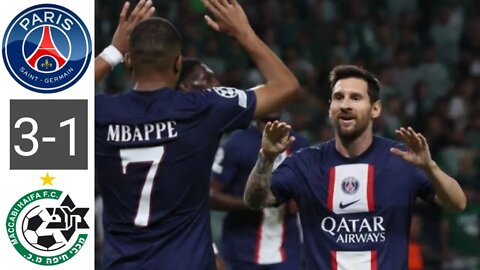 PSG VS All Maccabi 3-1 Goals And Extended Highlights