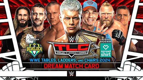 WWE TLC 2024 - Dream Match Card
